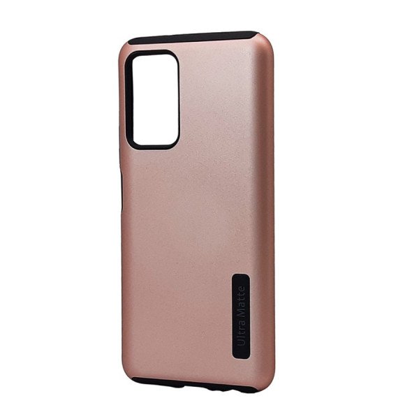 Wholesale Ultra Matte Armor Hybrid Case for Samsung Galaxy A03s (USA) (Rose Gold)